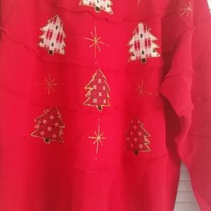 2 Christmas sweat shirts